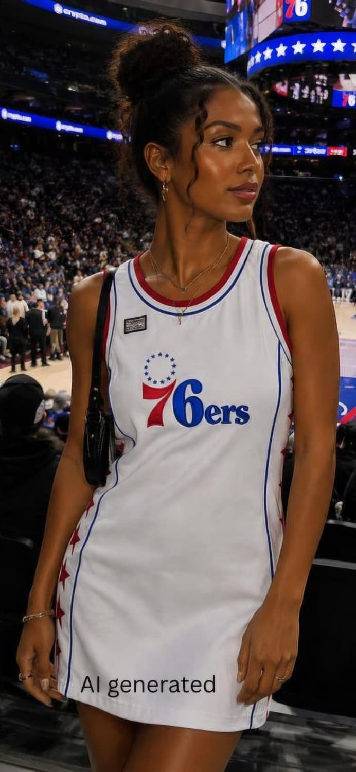 NBA 필라델피아 76ers 농구져지 원피스 상품이미지3