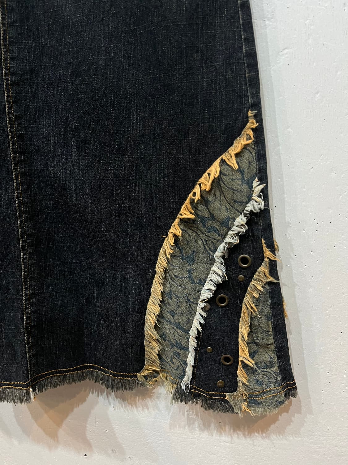 JPN 아플리케 스터드 스커트 치마 상품이미지3