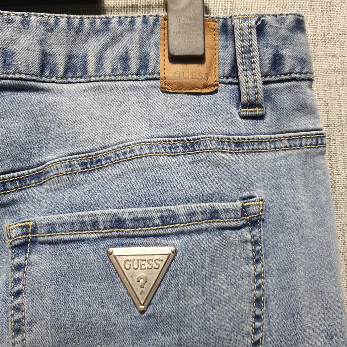 게스 청바지 연청 데님 팬츠  상품이미지3