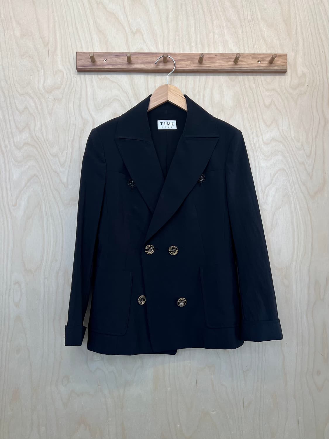 TIME 타임 자켓 블랙 상품이미지1