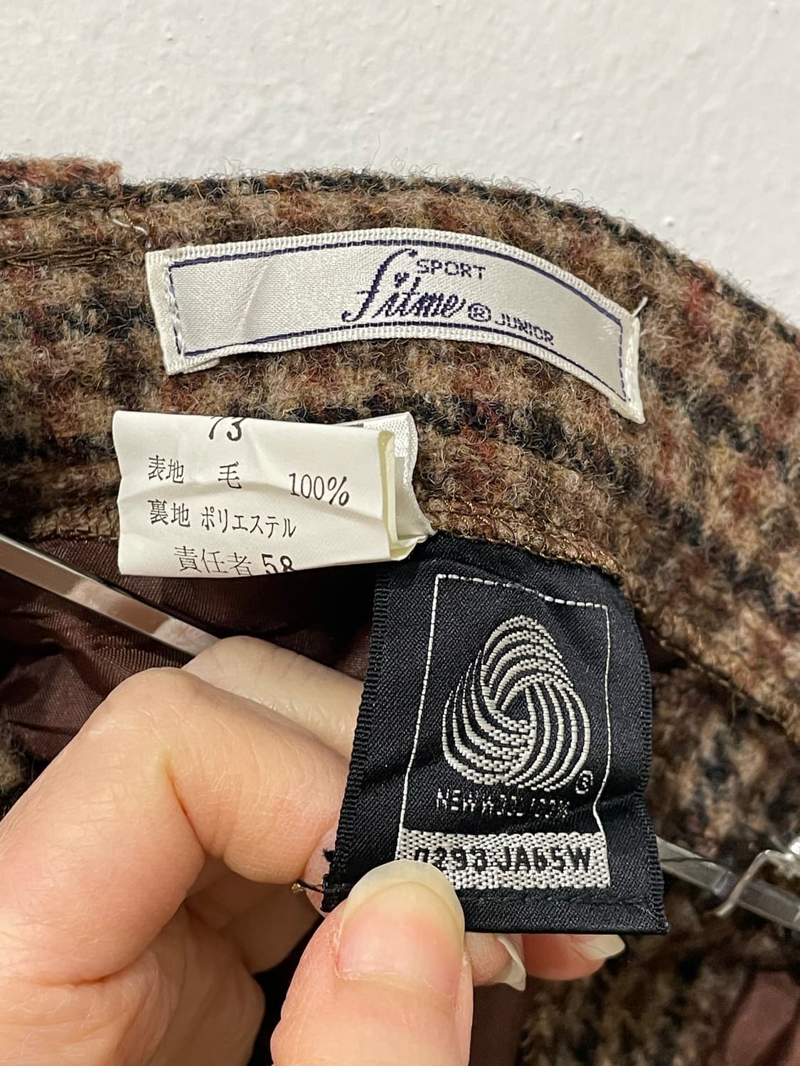 울 체크 카프리 팬츠 상품이미지10