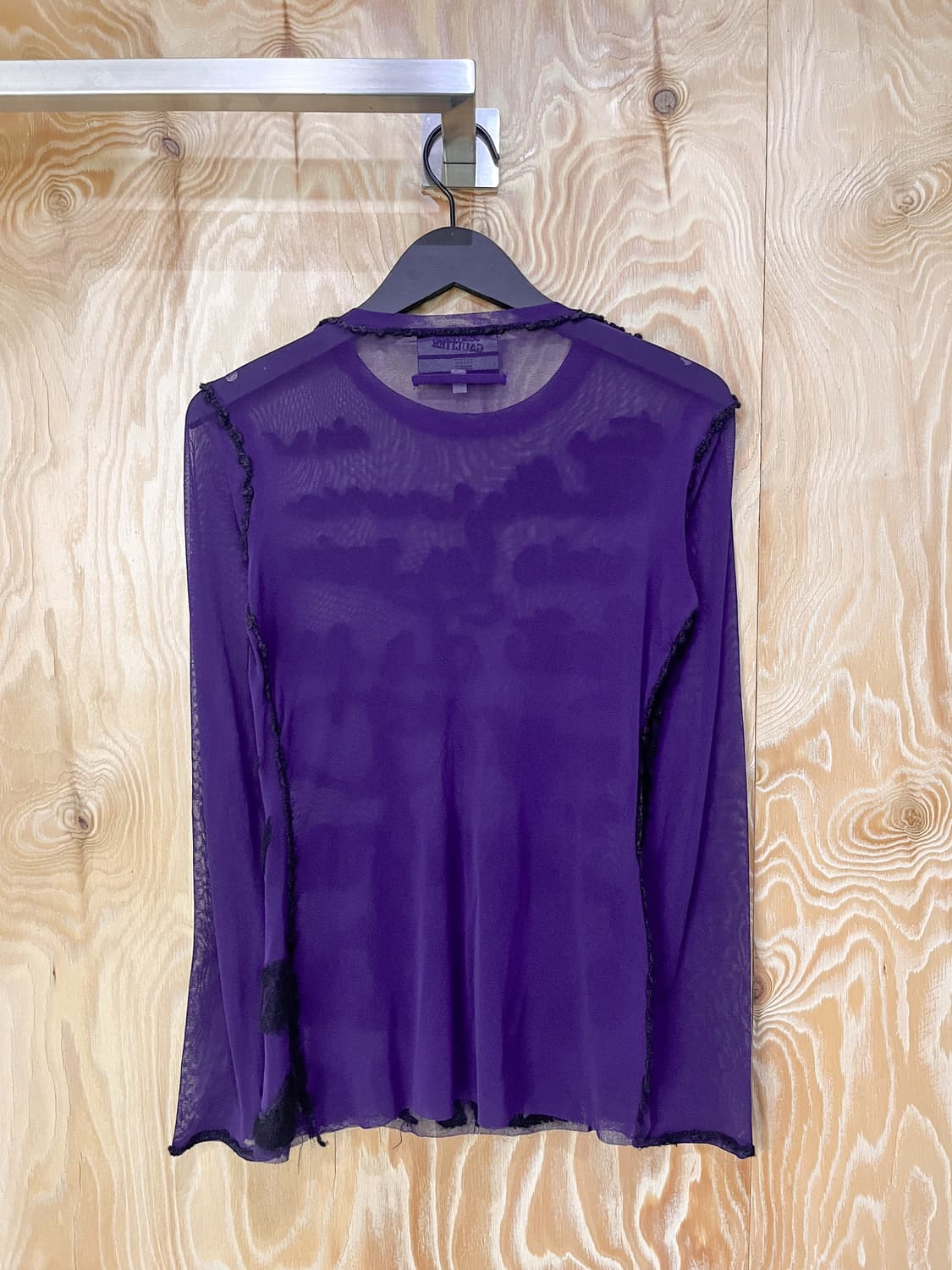 장 폴 고티에 01f/w 아카이브 메쉬 스크립트 탑 상품이미지3