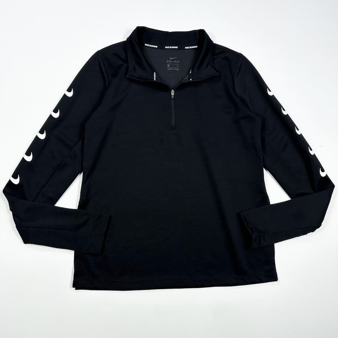 나이키 더블스우시 블랙 반집업 쉘탑 (S 여성추천) 상품이미지2