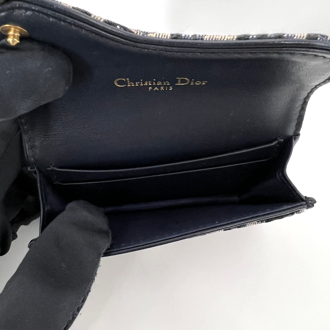 디올 오블리크 새들 여성 카드지갑 상품이미지10