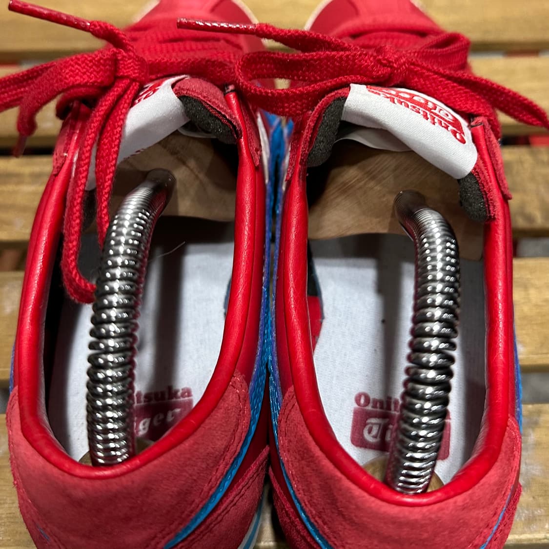 230) 오니츠카타이거 운동화 여성 여자 신발 코르쉐어 레드 상품이미지5