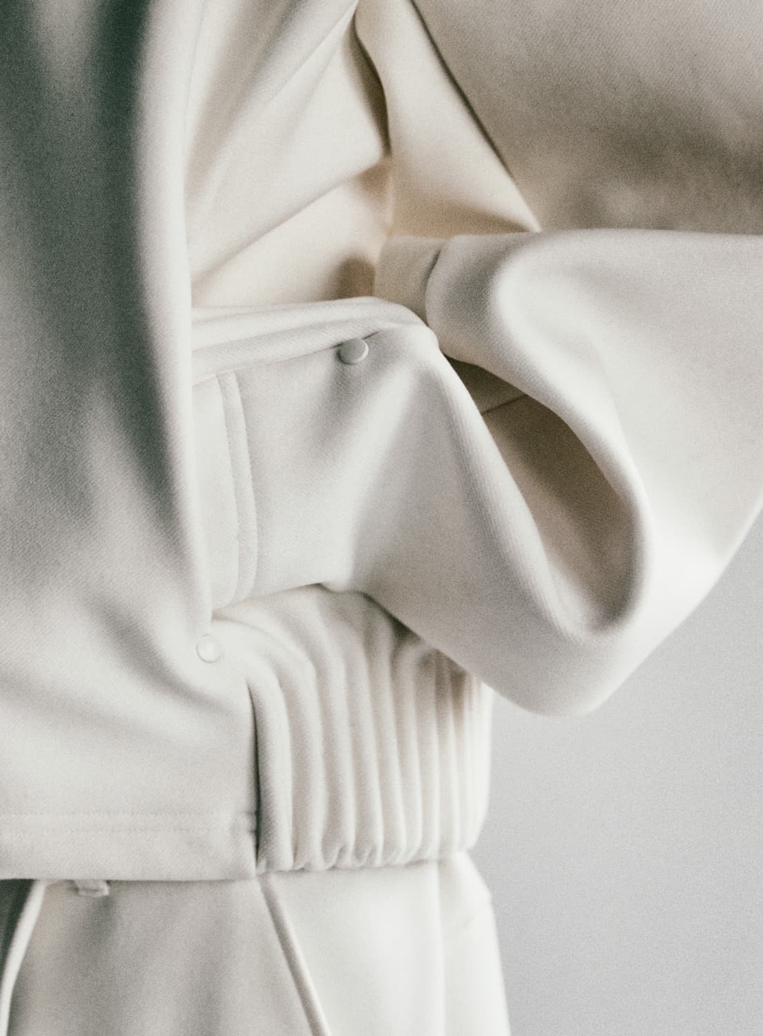 비욘드 캐시 소프트 후드 집업 남녀공용 M 크림 상품이미지4