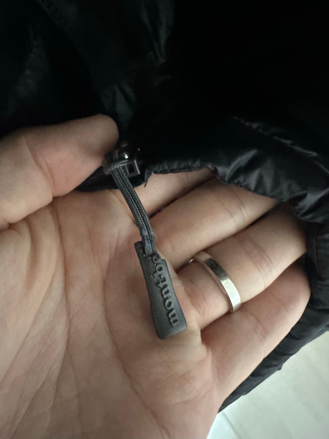 (XL)몽벨  알파인 파카 블랙 빈티지 다운 패딩 상품이미지7