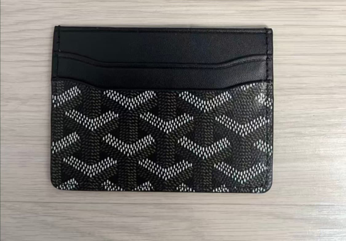 고야드 카드지갑 블랙 상품이미지2