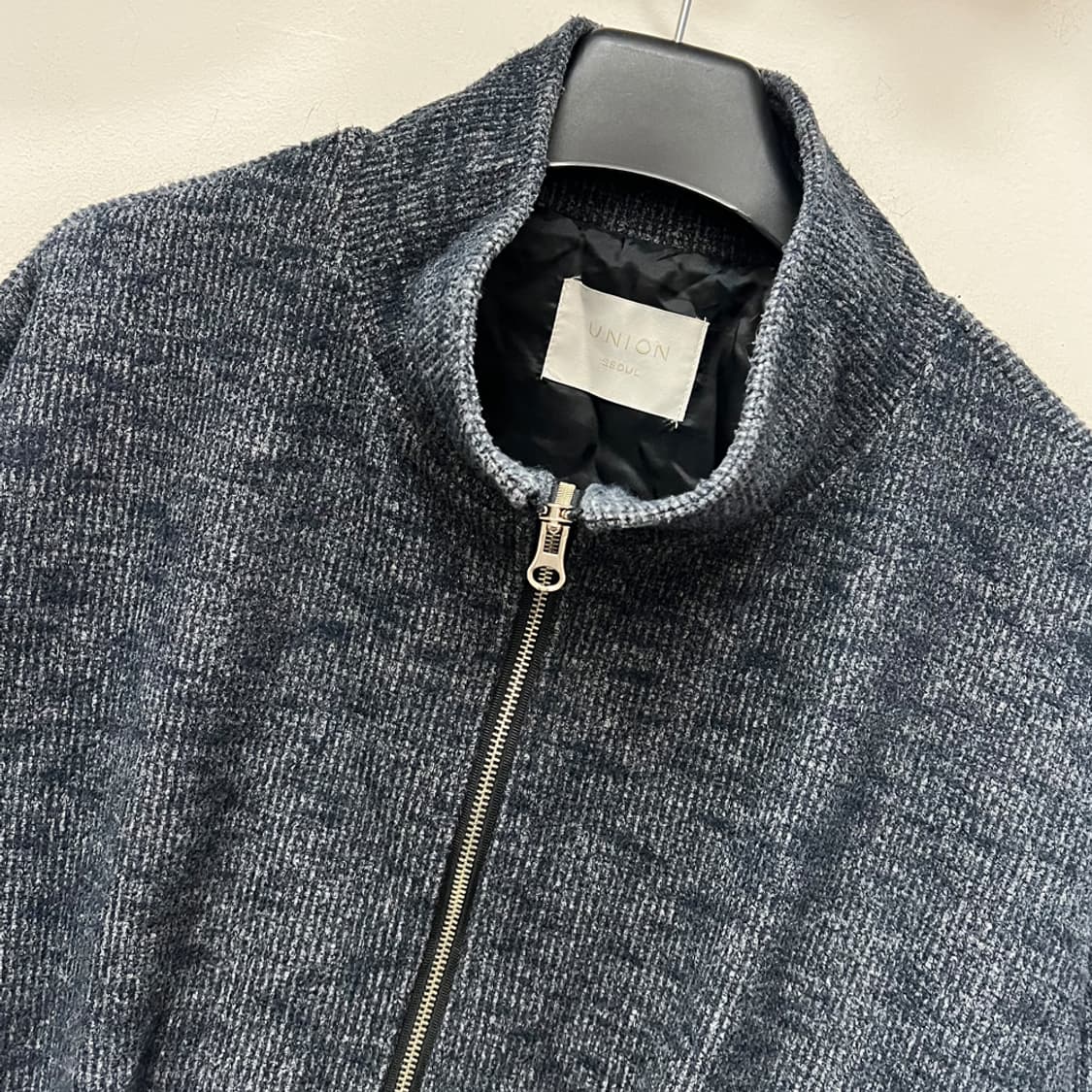 유니온서울 투웨이 하이넥 블루종 자켓 FREE 상품이미지3