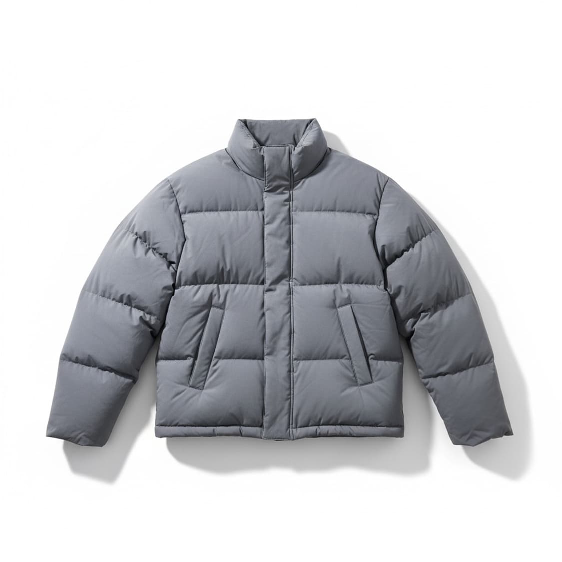 INSILENCE(인사일런스) 회색 패딩 점퍼 상품이미지1