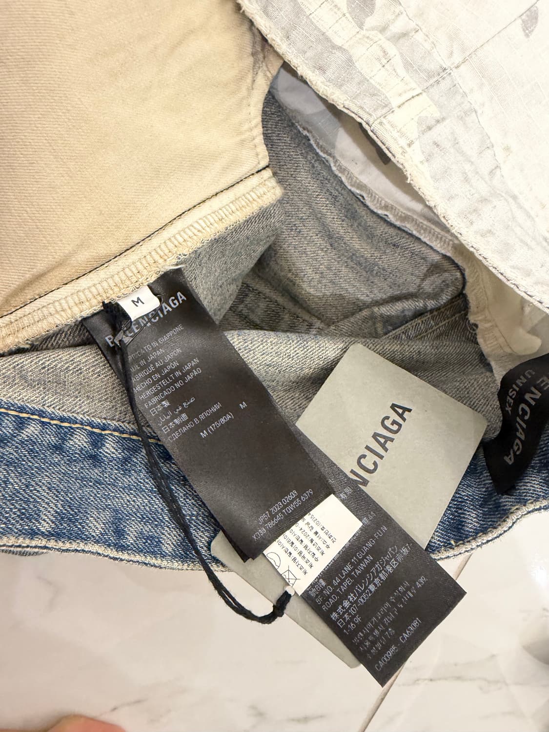 발렌시아가 하이브리드 피프티피프티 화이트카모팬츠[M] 상품이미지6