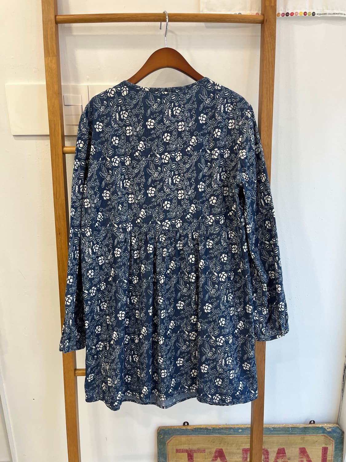 로라애슐리 빈티지 플라워 코튼 원피스 상품이미지2