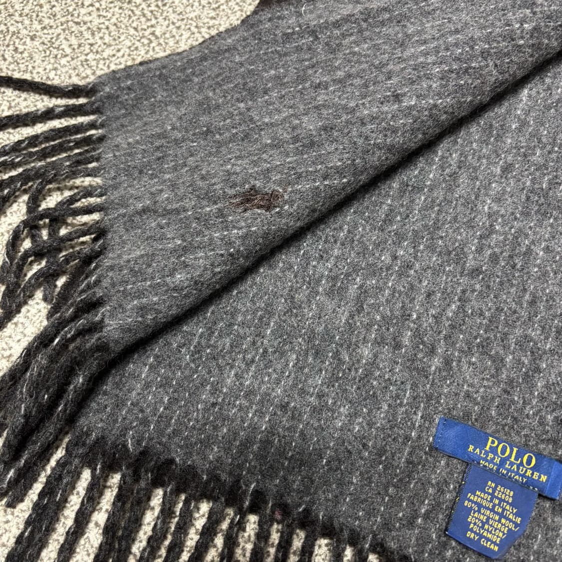 [택포,램스울80] 폴로 랄프로렌 투웨이 이태리 머플러 목도리 [A] 상품이미지2