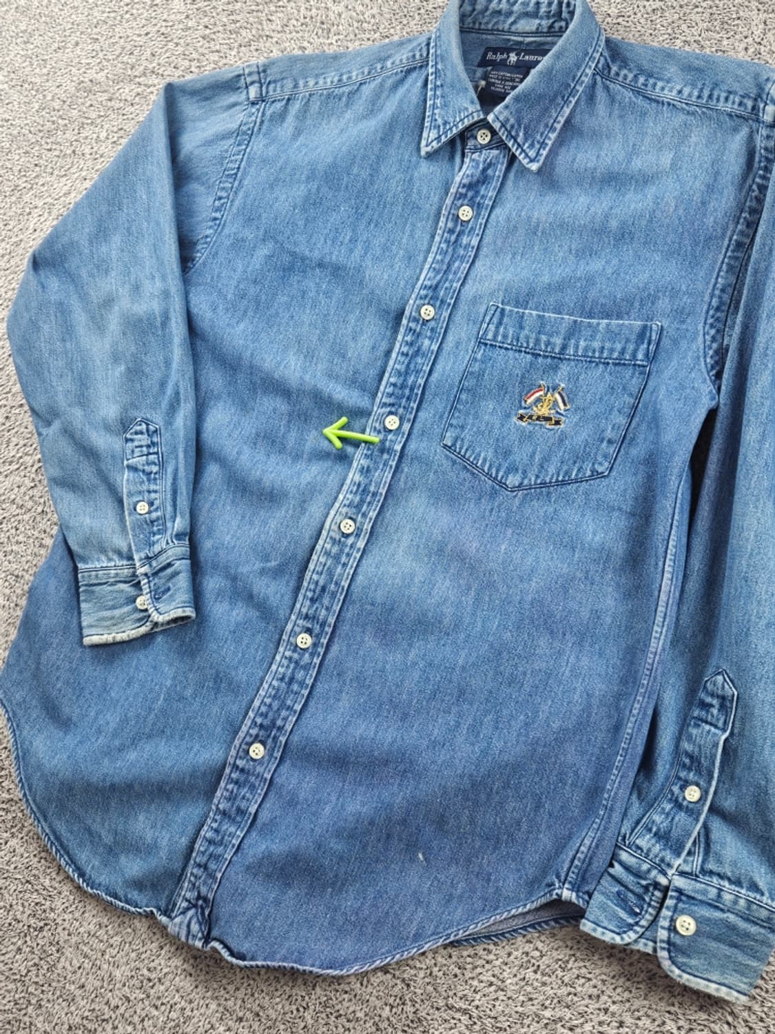 폴로랄프로렌 데님 셔츠 ( M 추정 ) / 11264 상품이미지6