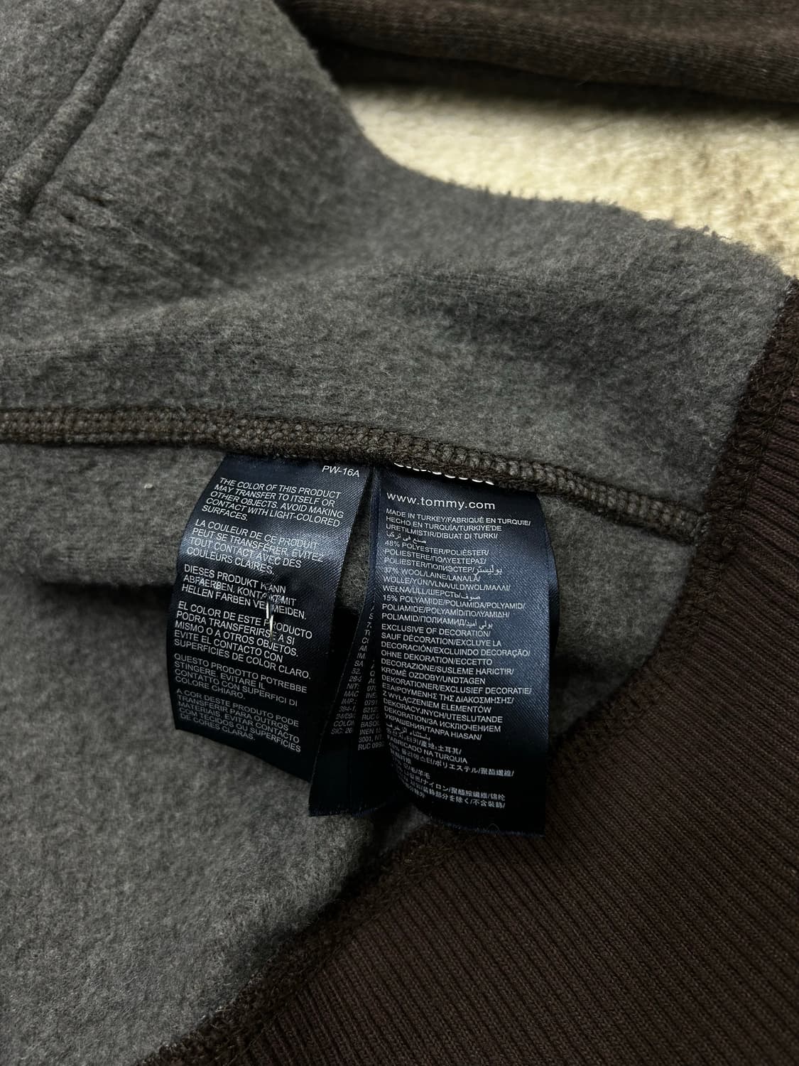 [L]타미힐피거 보카시 니트 가디건 자켓/브라운 상품이미지6