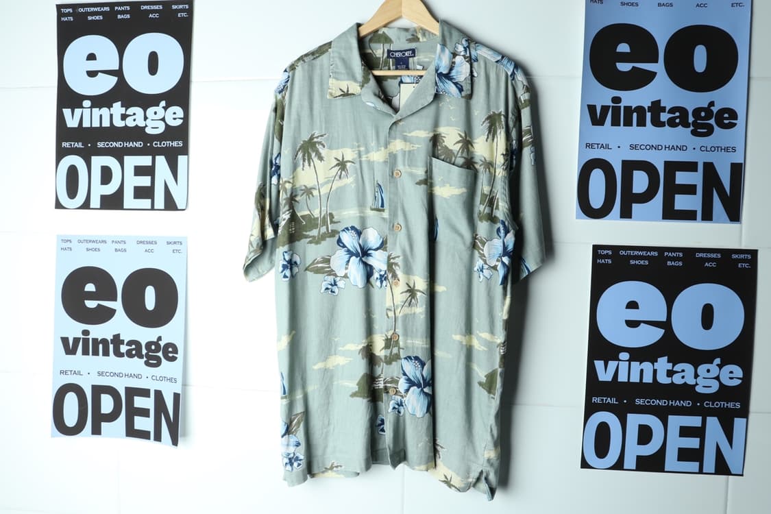 (L-2XL) 브랜드빈티지 반팔셔츠 남방 USA 하와이안-H33115 상품이미지2