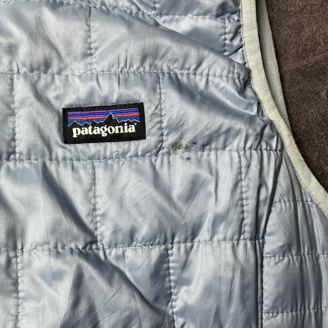 PATAGONIA 파타고니아 라이트블루 패딩 조끼 베스트 A00427 상품이미지3