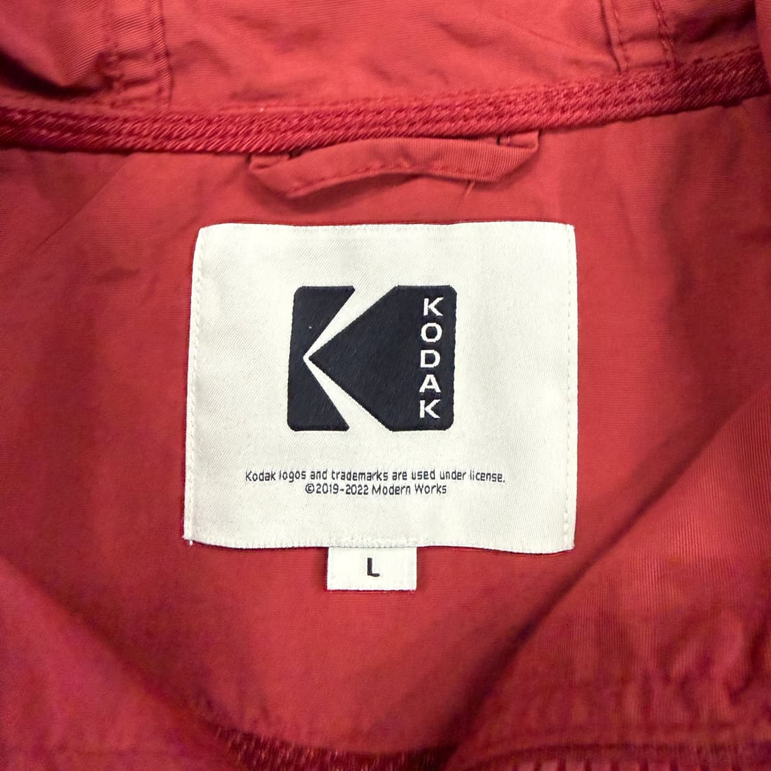 (L)코닥 Kodak 아노락 자켓(레드) 상품이미지2