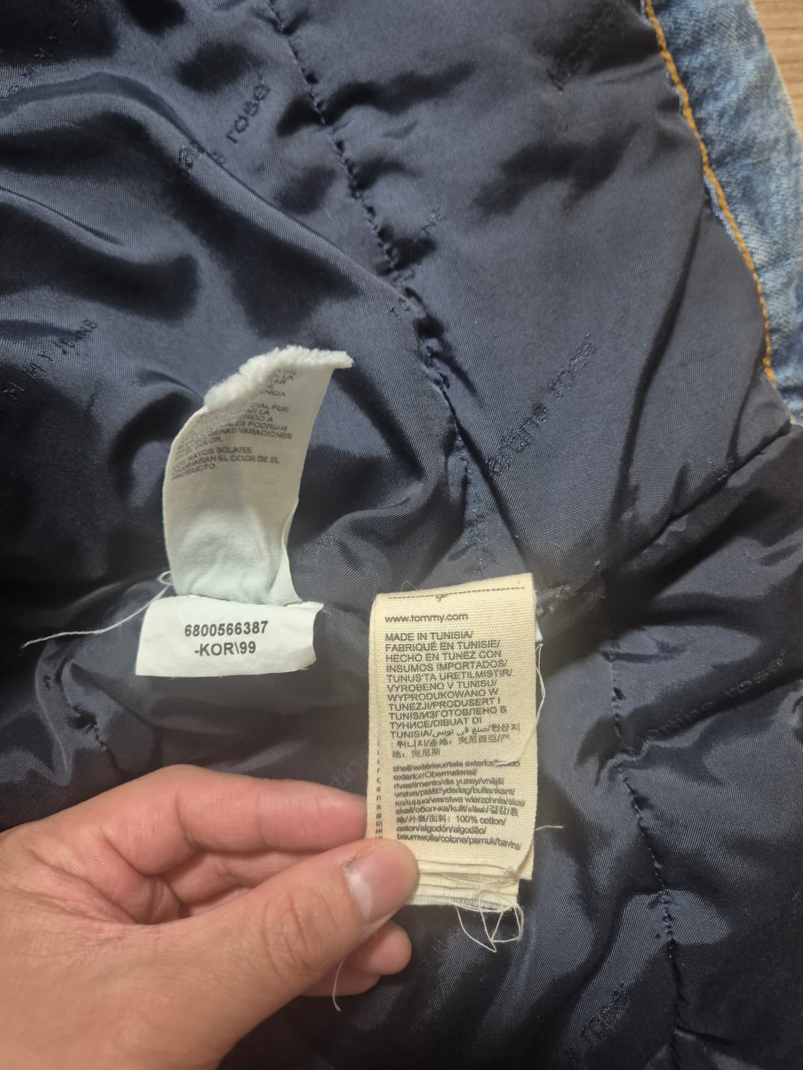 마틴 로즈 타미 진스 콜라보 데님패딩 상품이미지5