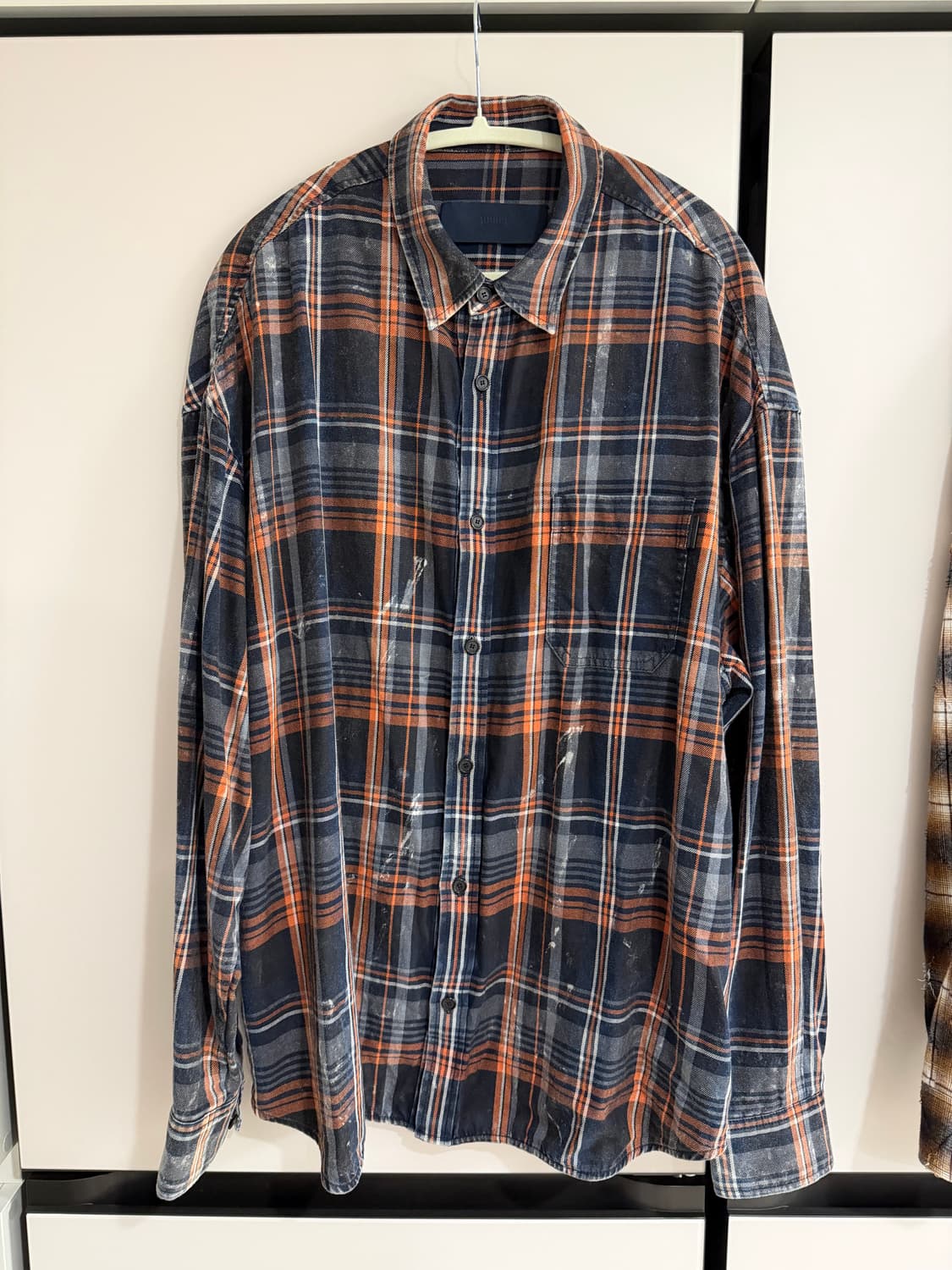 [매물 최저가] 준지 아일랜드 셔츠 오렌지 상품이미지1