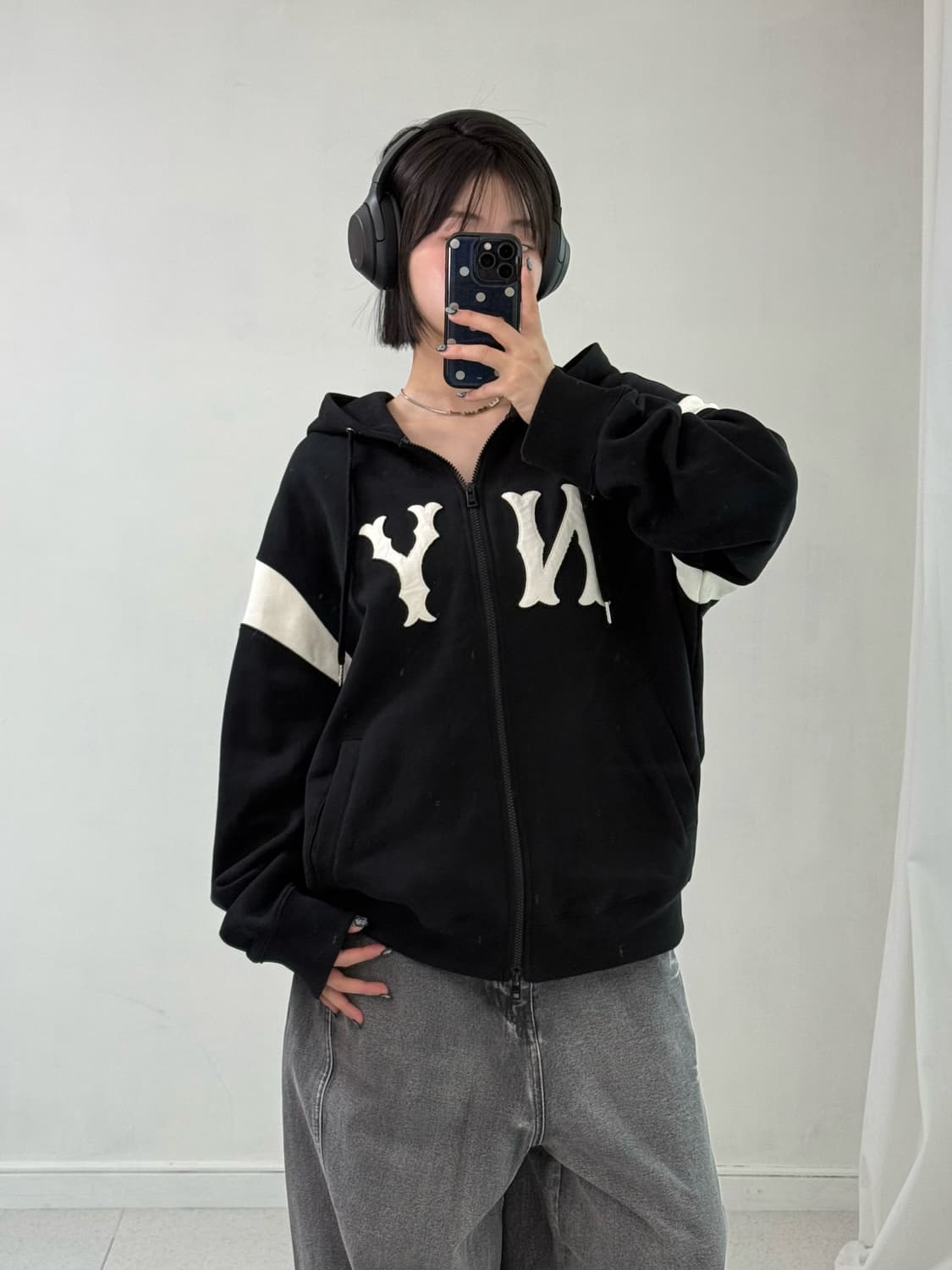 엠엘비 NY 투웨이 오버핏 후드집업 상품이미지1