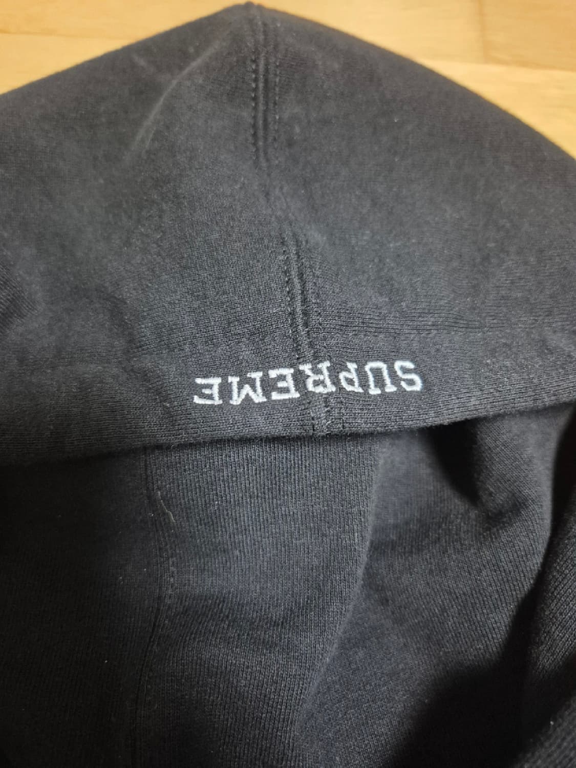 슈프림 S로고 후드 집업 블랙 24FW XL사이즈 상품이미지7