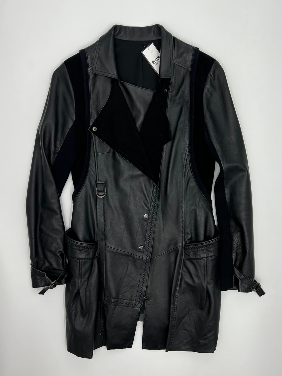 빈티지 우먼 레더 자켓 상품이미지1