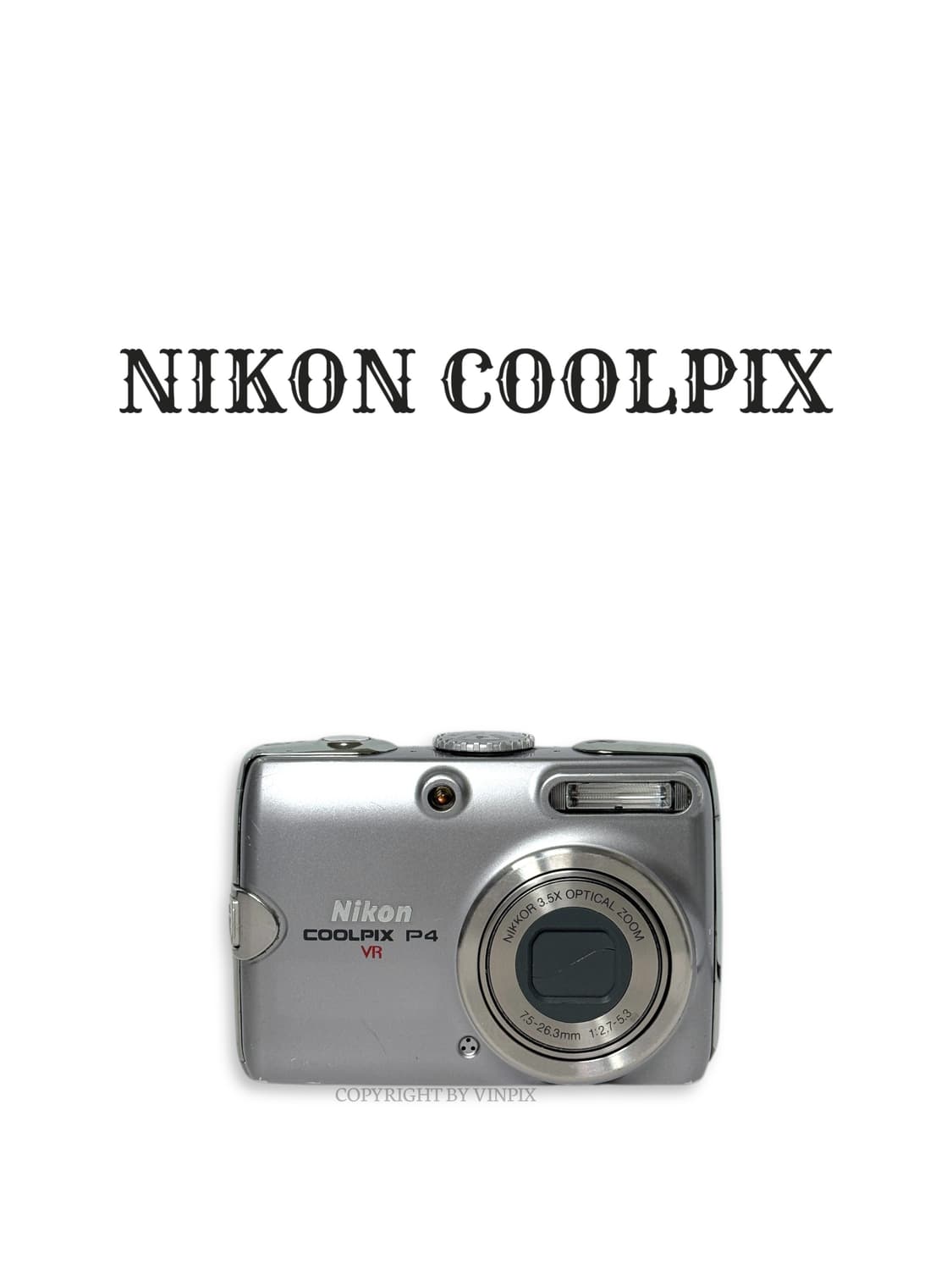 니콘 쿨픽스 P4(Coolpix P4) 빈티지 디지털 카메라 디카 상품이미지1