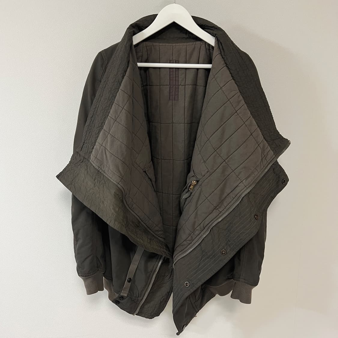 릭오웬스 14FW 익스플로더 파카 집업 봄버 자켓 다크 더스트 상품이미지6