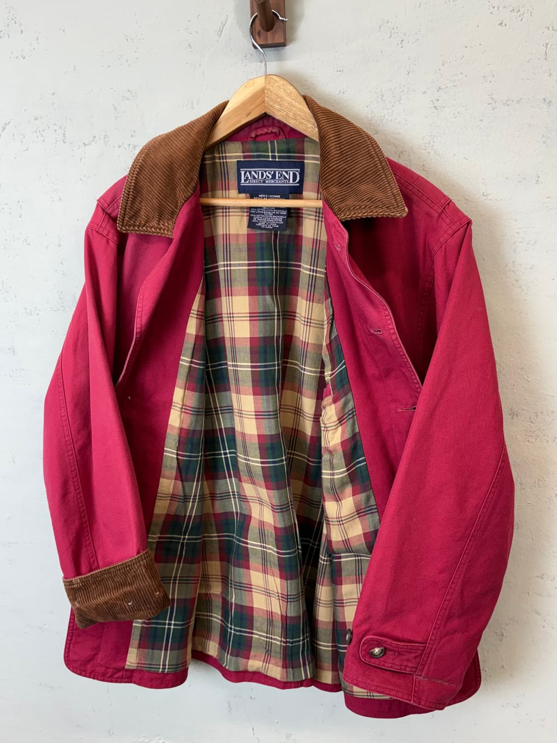 랜드엔즈 90s 빈티지 코듀로이 카라 헌팅자켓 상품이미지2