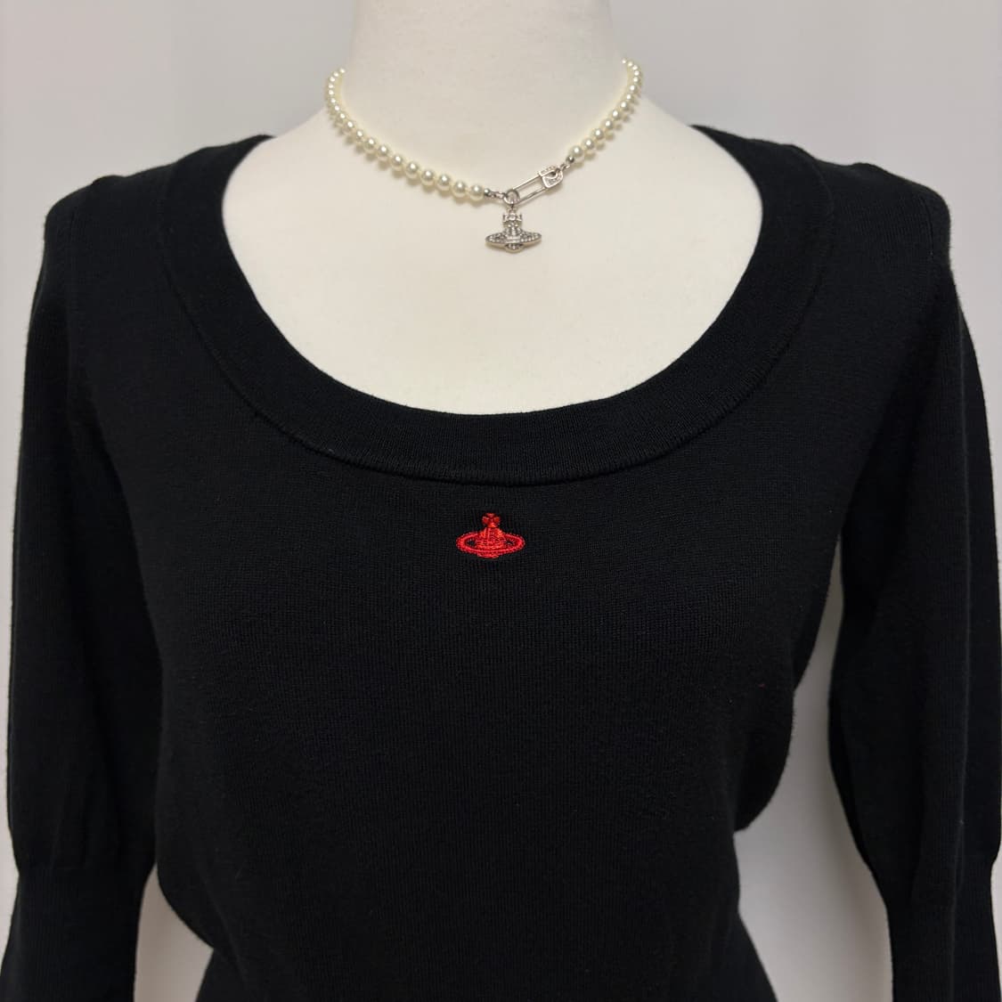 비비안웨스트우드 유넥 7부 니트 상품이미지4