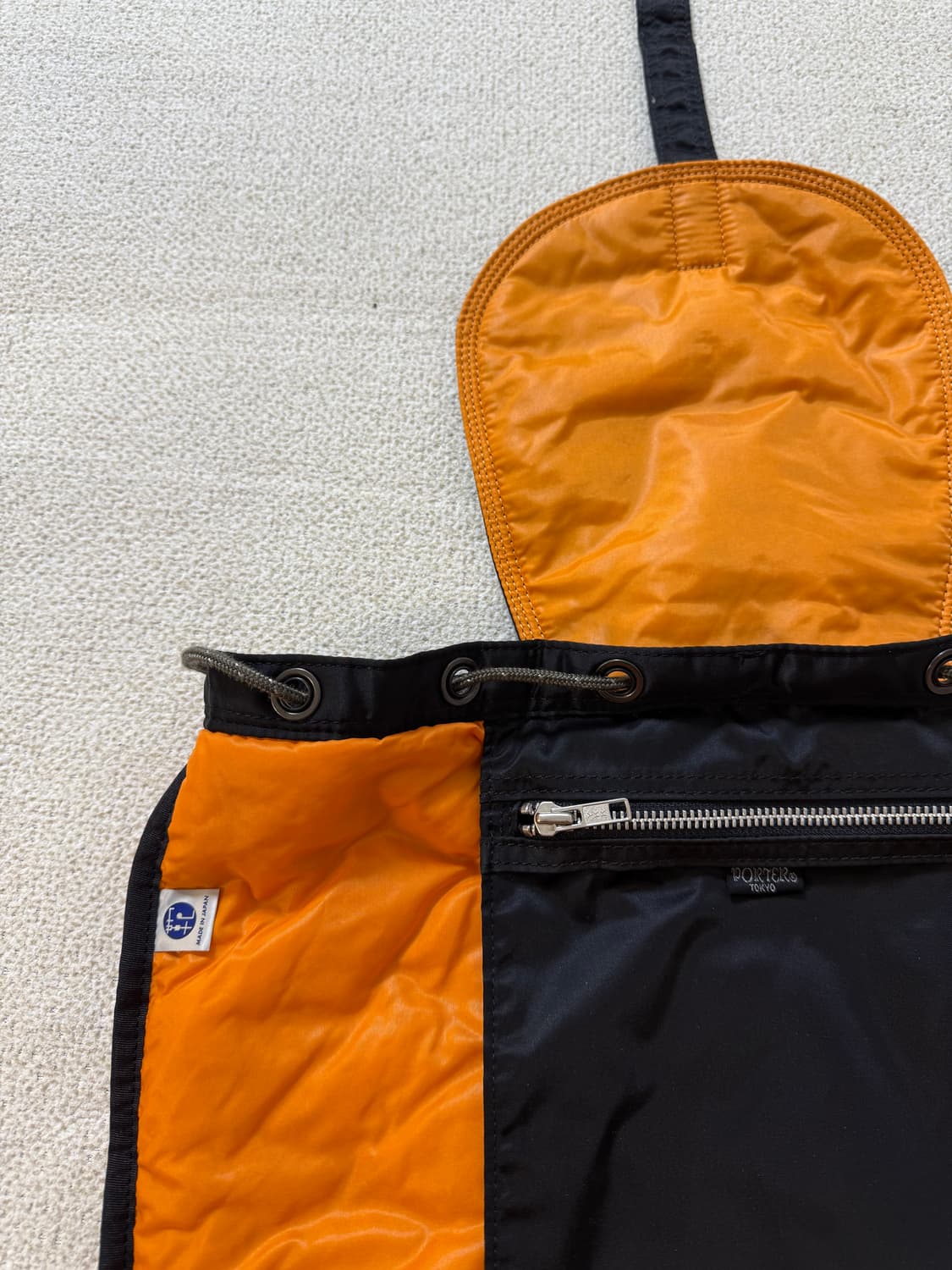 (미사용급) PORTER 포터 탱커 백팩 럭색 지퍼 블랙 상품이미지10