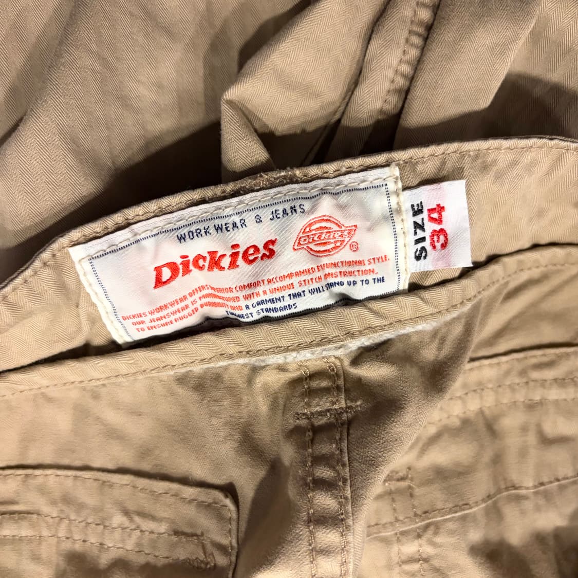 [34] 디키즈 빈티지 카고 반바지 베이지 팬츠 D322 상품이미지7