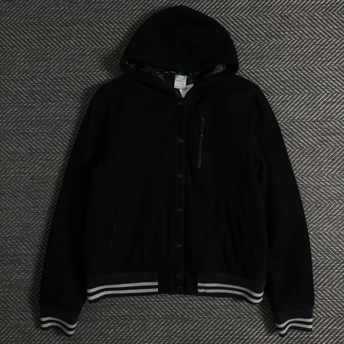 나이키 스우시로고 후드 모직 바시티 자켓o 3487 상품이미지1