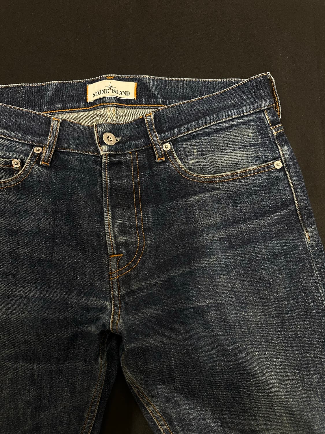 스톤아일랜드 레귤러 테이퍼드 워싱 진 (W29) 상품이미지2