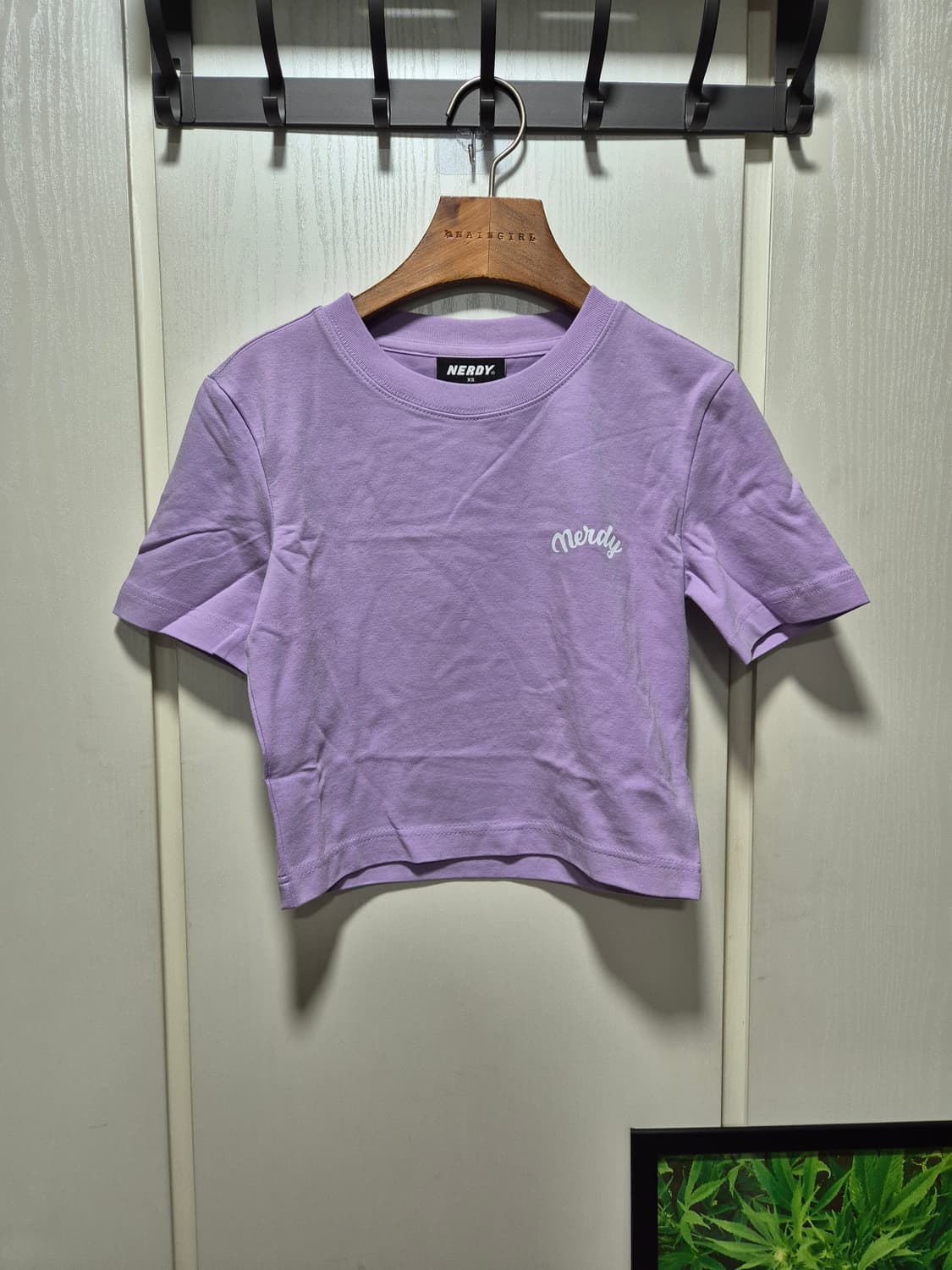 (타임세일)(새상품)널디 NERDY 퍼플 반팔 티셔츠 반바지 세트 상품이미지2