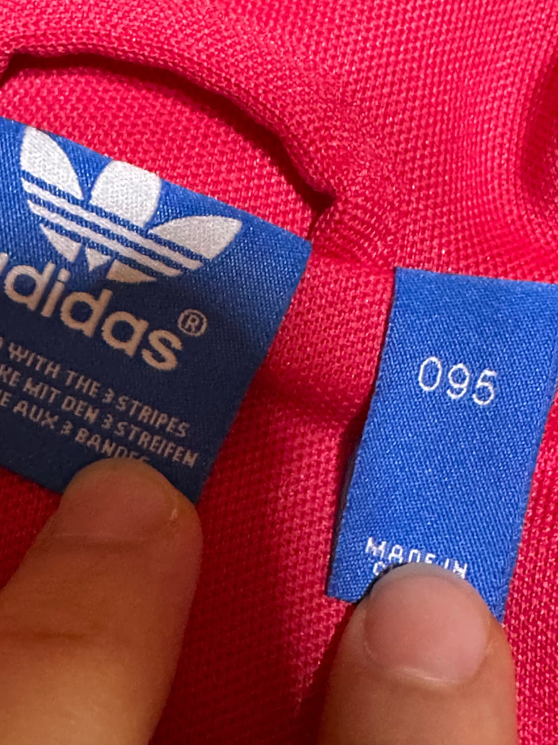 아디다스져지 아디다스 유로파 핑크 트랙탑 불꽃 파이어버드 집업 대장 상품이미지4