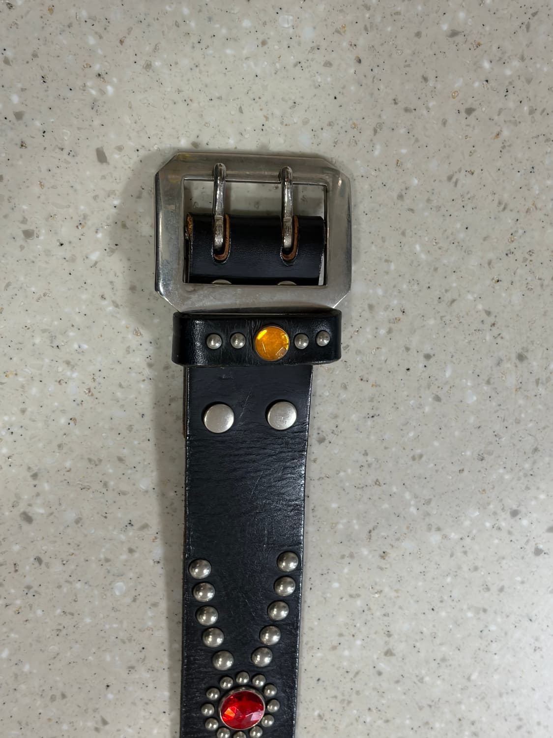 제팬 빈티지 핸드메이드 스터드 개리슨 벨트 상품이미지2