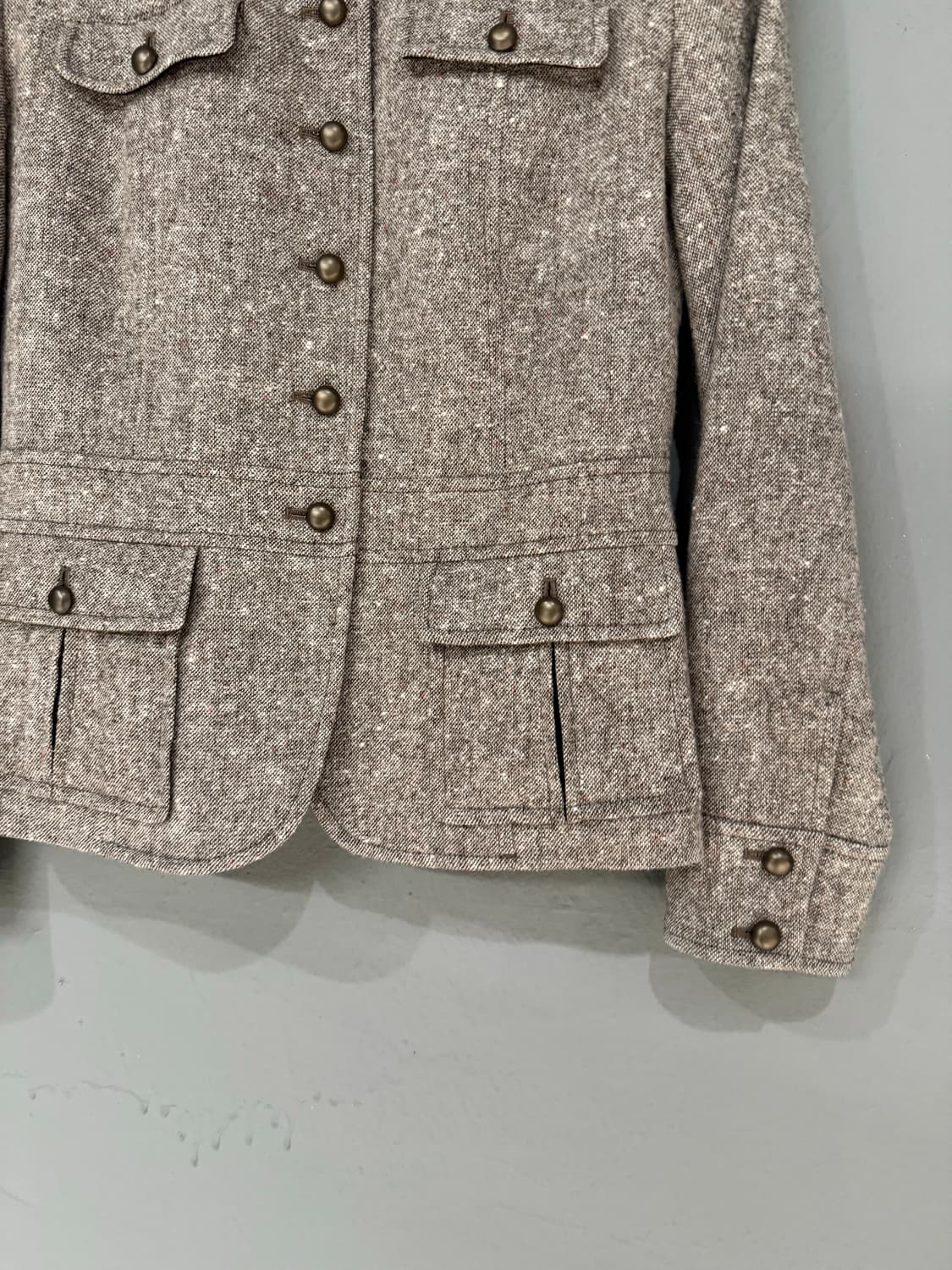 KUMIKYOKU button-up detail coat 상품이미지8