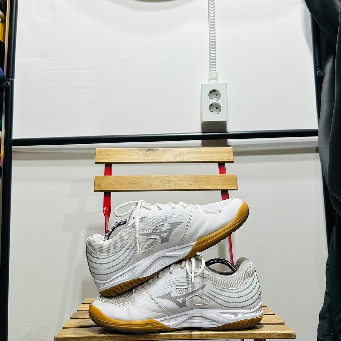 280) 미즈노 인도어화 남성 남자 Cyclone Speed 3 화이트 상품이미지7