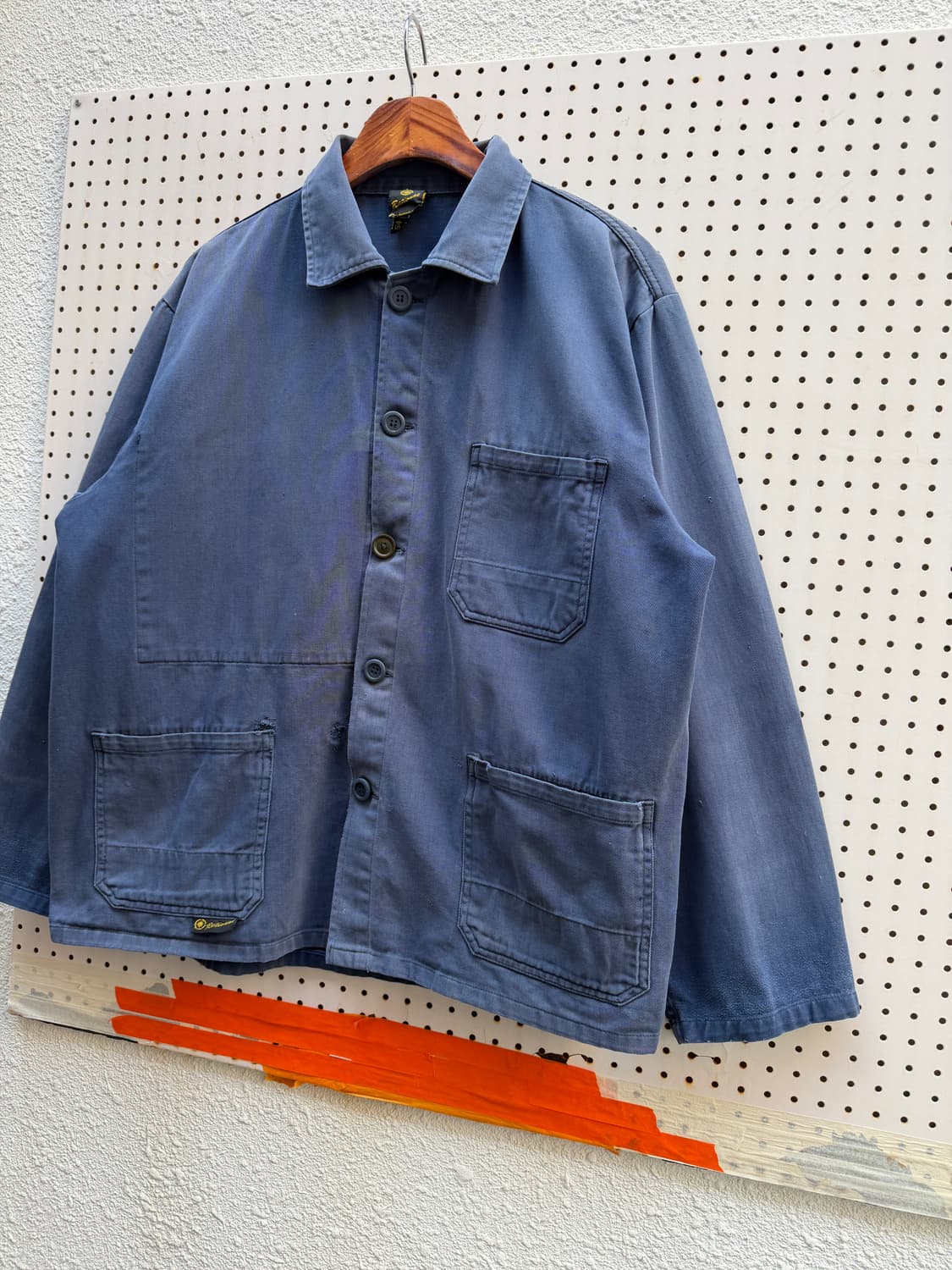 FADED WASHED BLUE OLD FRENCH 프렌치워크자켓 상품이미지4