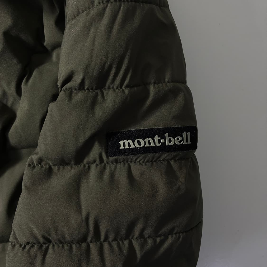 Montbell  몽벨 튜브 카키 누빔 패딩 자켓   상품이미지5