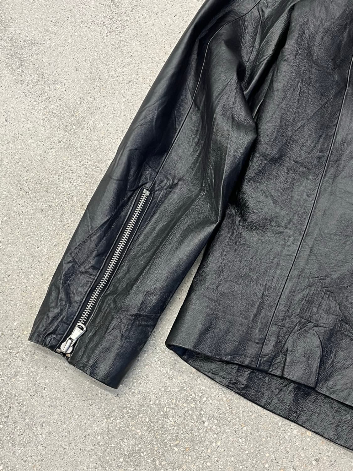 Urban Research 후드 가죽 자켓 상품이미지5