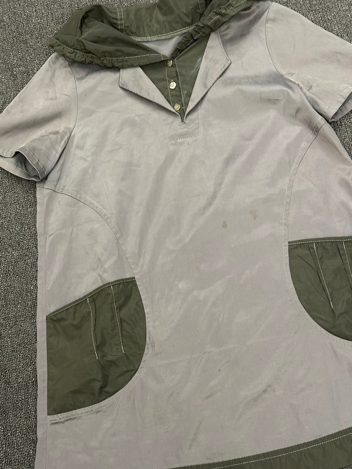 1)Japanese vintage 여성 레이어드 반팔 원피스 상품이미지3