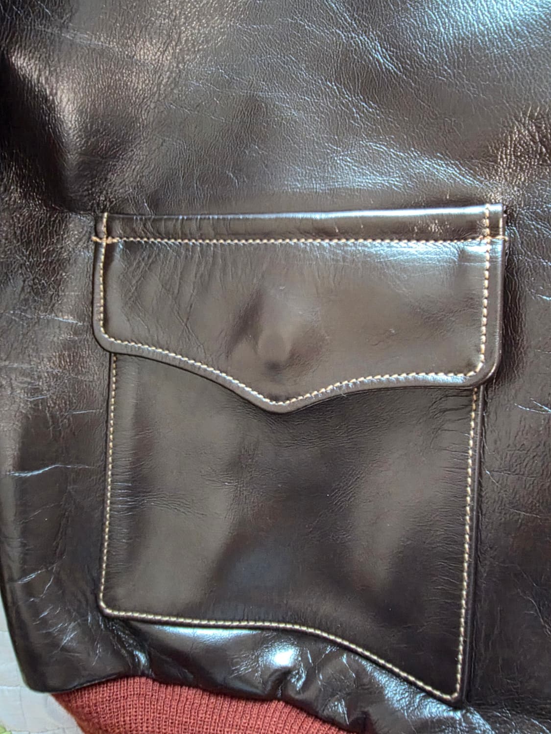 버즈릭슨 Buzz Rickson's A-2 레드립   말가죽 자켓 44 상품이미지6