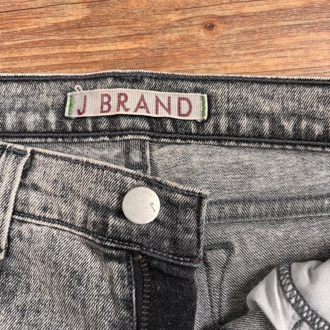 J 제이브랜드 27 그레이 워싱 데님 청바지 슬림 미국 수입 정품 상품이미지8