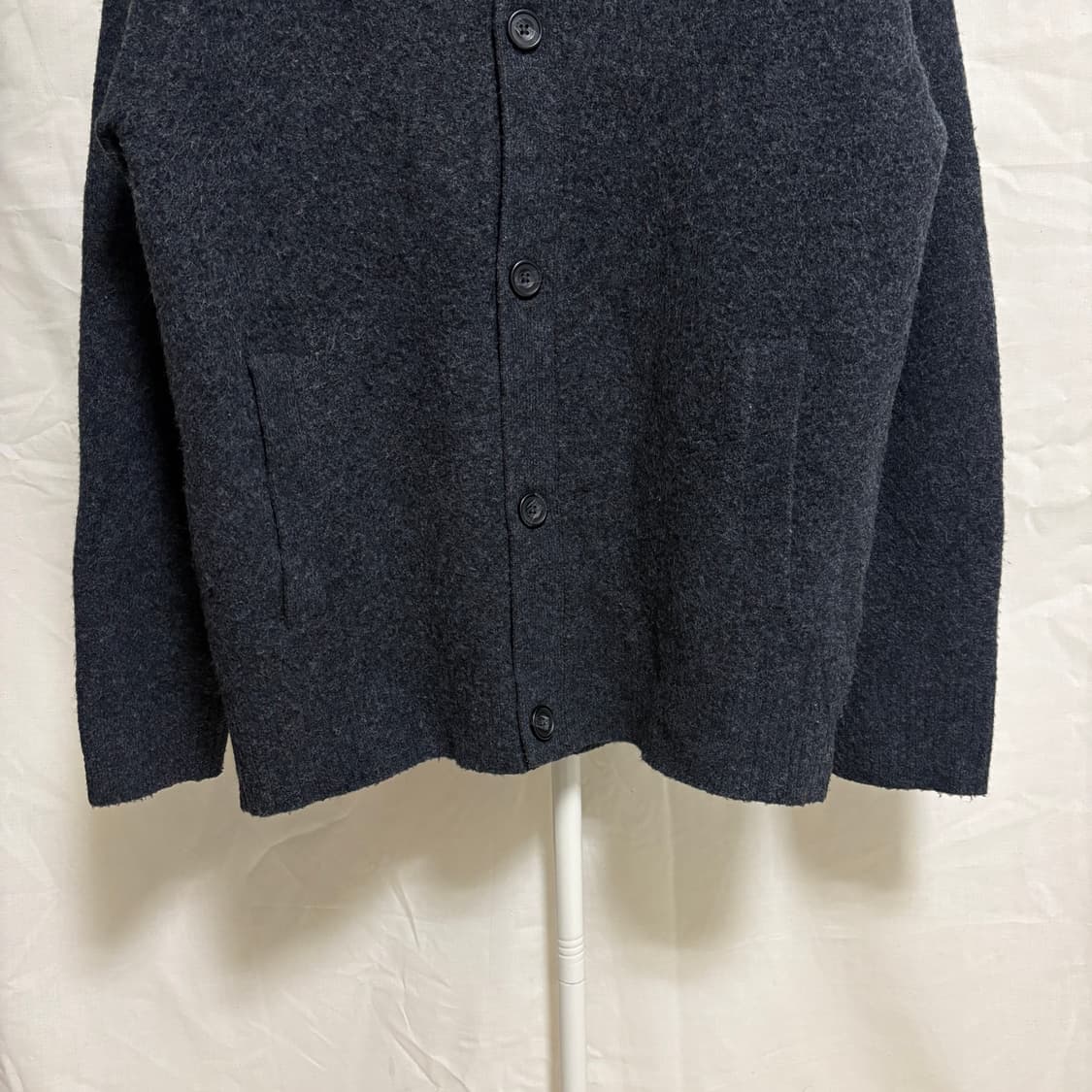 유니클로 수플레얀 가디건 / 다크그레이, L 상품이미지3