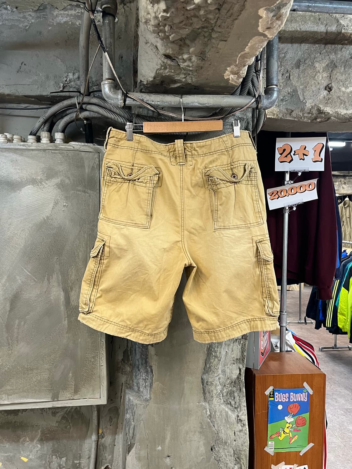 홀리스터 카고 하프 팬츠 카멜 33 #csz3512 상품이미지2