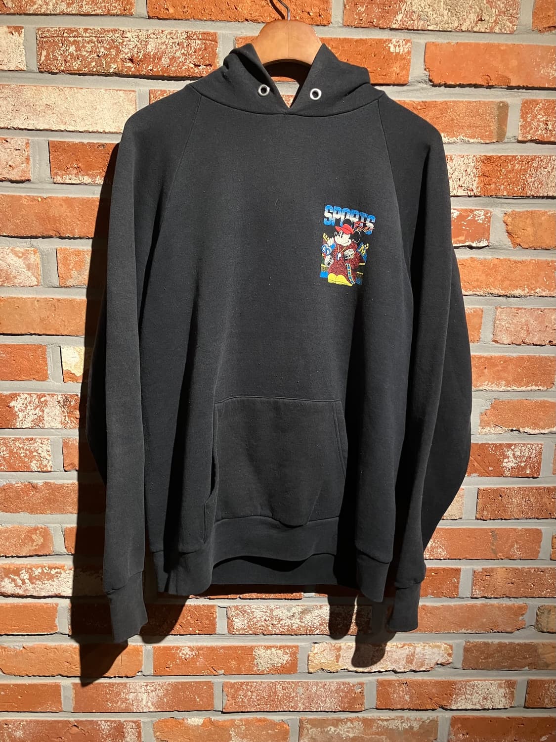 80s USA 빈티지 미키마우스 후드티 스웻 셔츠 상품이미지2