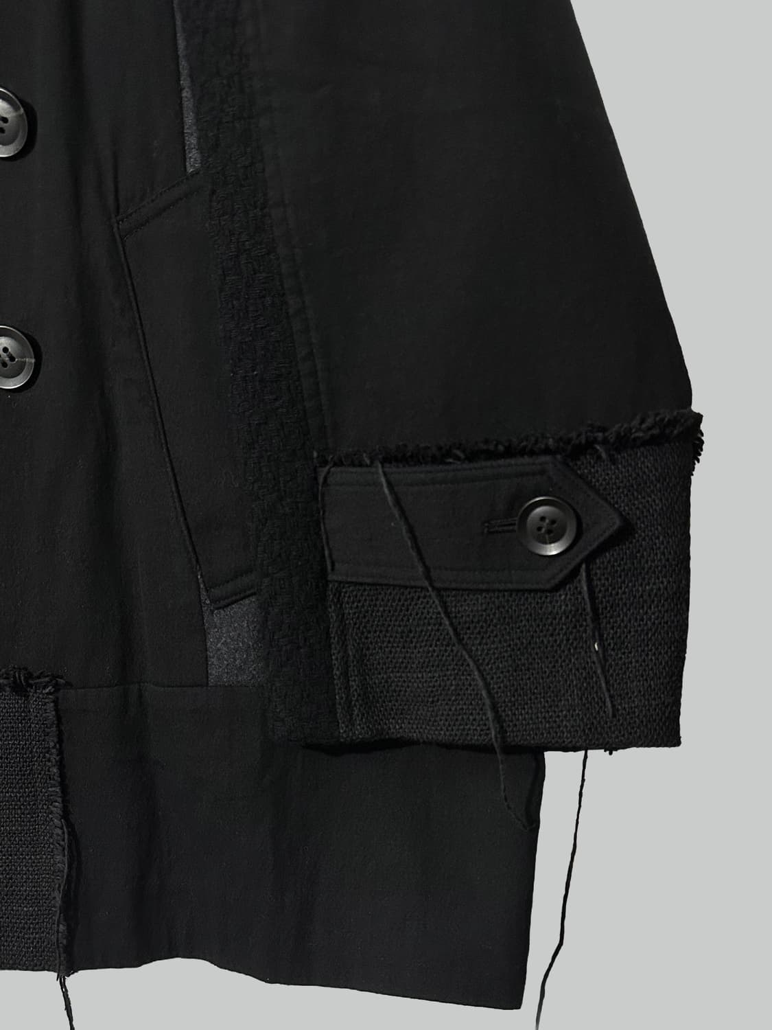 요지 야마모토 패치워크 피코트 상품이미지5